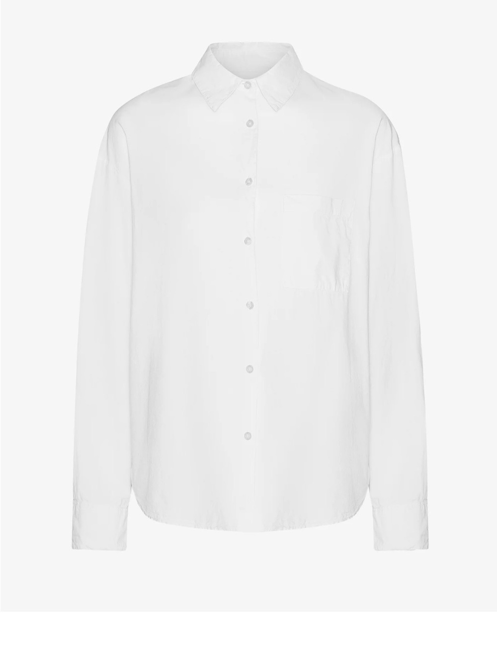 100% Organic Cotton Collared Shirt | Size M | White